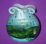 Gozo glass vase en verre souffl de la verrerie de Gharb